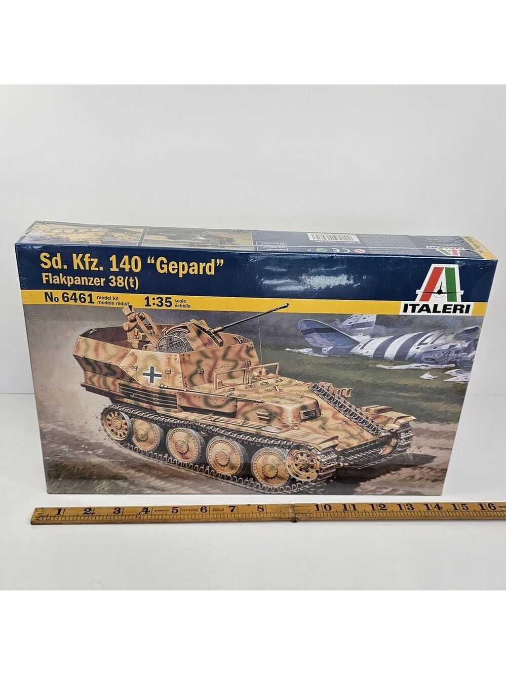 SEALED ITALERI 6461 Sd.Kfz.140 "Gepard" Flakpanzer 38(T) 1:35 scale NEW, Italy